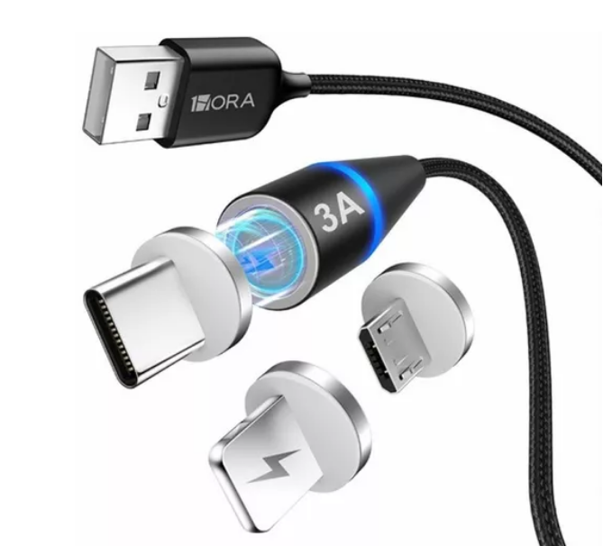Cable Magnetico Iman 3 en 1